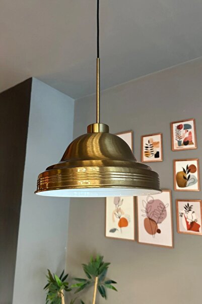 Bamyum Ulmete İnce Eskitme Başlık Tekli Sarkıt Avize Salon Ofis Otel Restoran...