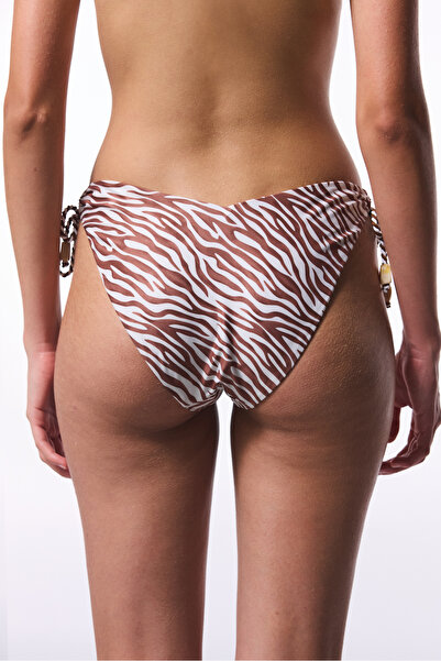 Penti Gale Zebra mintás V-vonalú bikini alsó rész