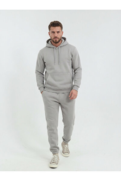 MODENZO طقم KA بغطاء رأس WEAT للرجال مصنوع من القطن الممشط بثلاثة خيوط مع جيب...