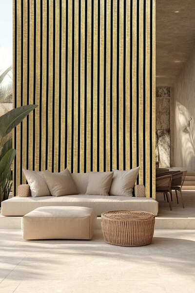 decomila Mdf Ahşap Akustik Duvar Paneli 100x275 Cm - Meşe