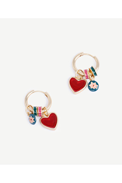 Yargıcı Charm Detaylı Küpe