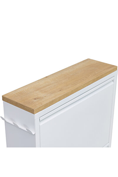 Furni24 Kapaklı Metal Ayakkabılık, 3 ve 4 Kapaklı, Aksesuarlı Çeşitli