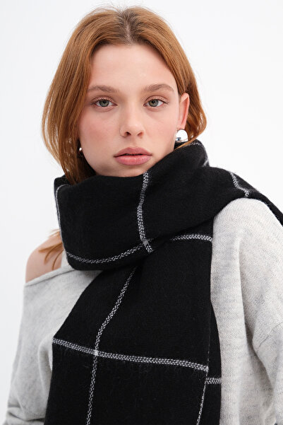 Addax Čtvercový vzorovaný šál šátek2019-A4