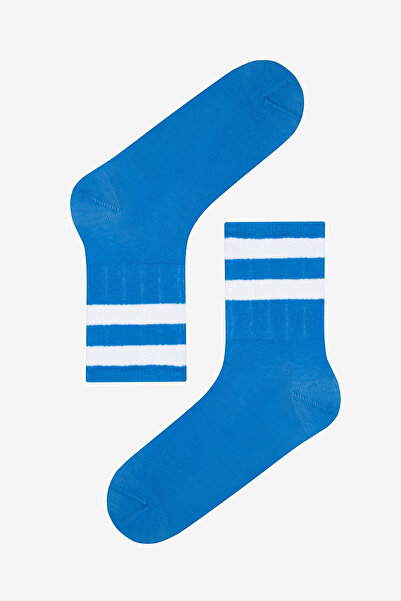 Penti Опаковка от 2 сини тъмносини чорапи за тенис - на райета