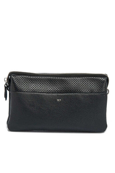 Tergan حقيبة رجالية من الجلد الطبيعي باللون الأسود - S1PC00021228-A6L