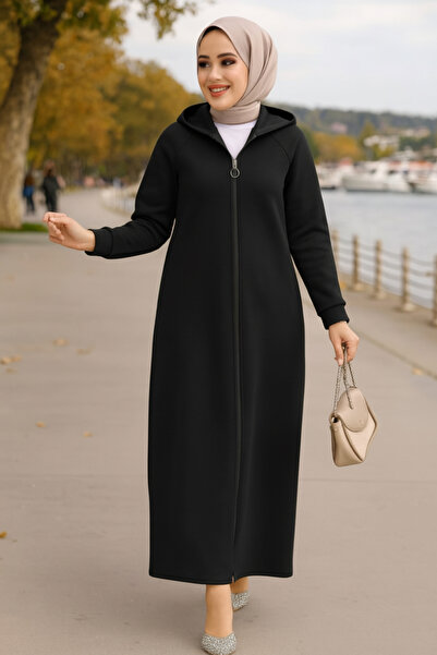 Neva Style Μαύρο μαντίλι με κουκούλα 72231S