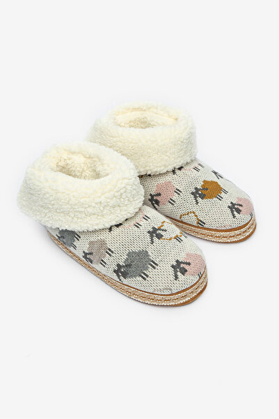 Penti Tricot Soft White Home Boots