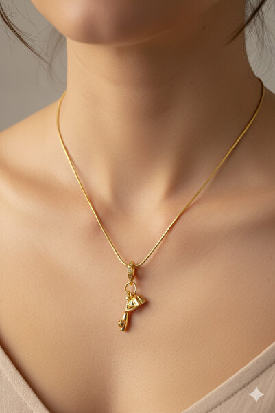 Jewerly قلادة نسائية ذهبية اللون