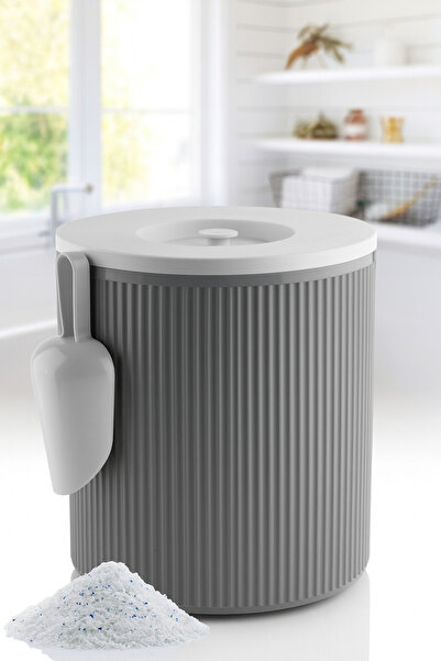 GLUS Powder and Tablet Detergent Storage Box Detergent Storage Container 5.15 Lt with Shovel Gift