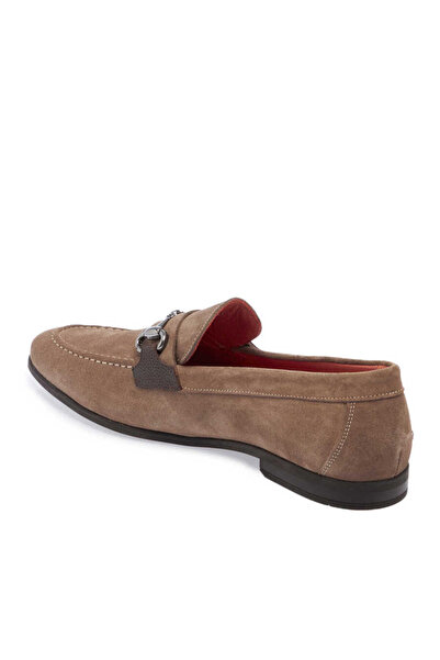 Tergan Vizon Hakiki Süet Deri Erkek Loafer - E24I1AY56787-A02