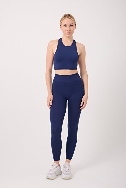 FOREVER MORE Aura High Waist Seamless Leggings with Gathering Effect on the Back