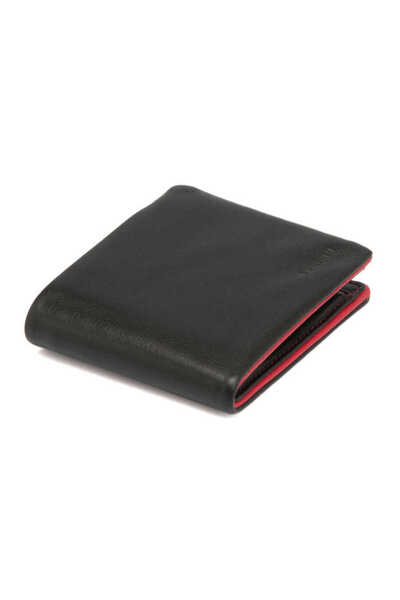 Tergan Black Genuine Leather Men's Wallet - S1Ce00001590-H41