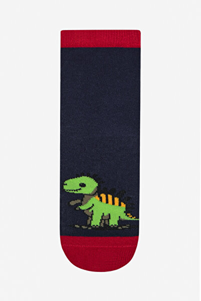 Penti Сладки черни чорапи с динозавър от 4 части за момче
