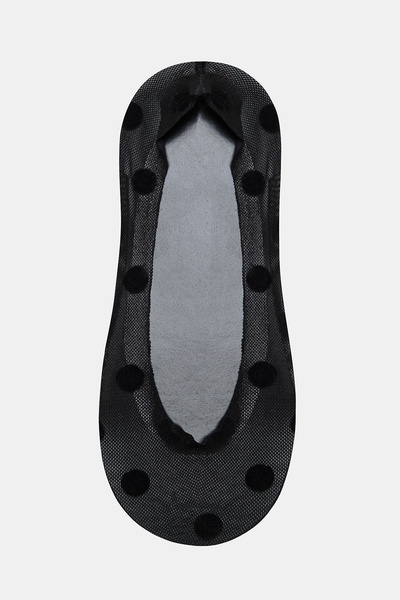 Penti Прозрачни черни балерини на точки