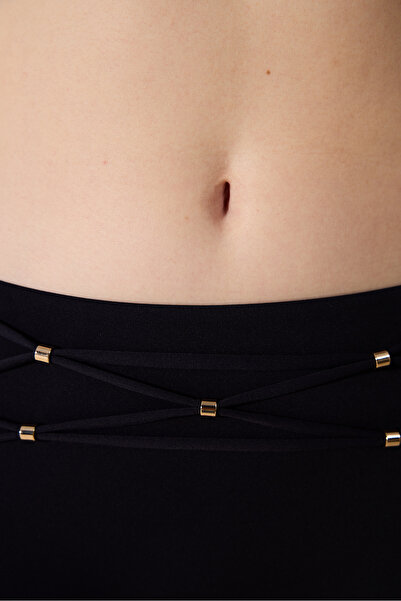 Penti Danny ψηλόμεσο μαύρο μπικίνι κάτω