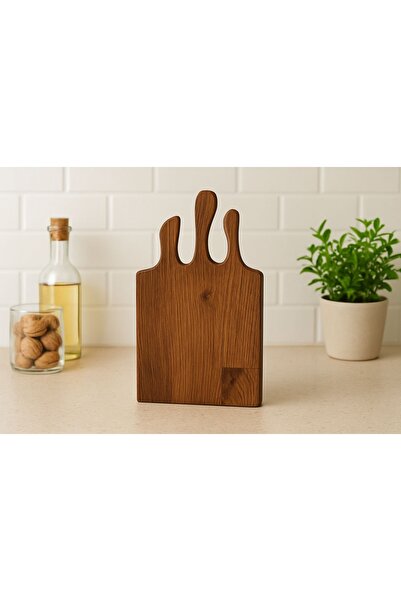 fam wood art Natural Wood Chef's Cutting Board, Chopping Board, Cheese Plate,...