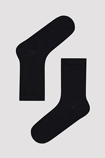 Penti Basic Rib Black 3-Piece Socks