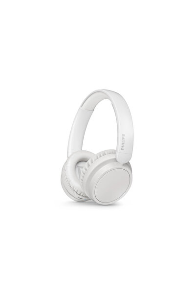 Philips TAH5209WT Wireless Over Ear Headphones Bluetooth 5.3 65 Hours Playback Time White