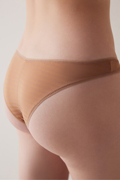 Penti Essentials V Cut Bronze Brazilian Panties