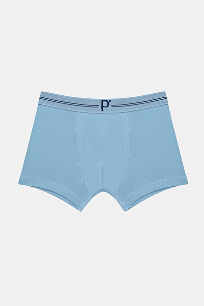 Penti Boxer pentru băiat, în 3 piese, în ton albastru