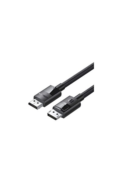 Ugreen Displayport 1.4 Erkek - Erkek Plastik Kılıflı Örgülü Kablo 3 m, 80393