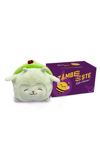 SMART TabbyBoo Set jucarie de plus Mielusel Sushi Castravete 25 cm cu Cutie cadou GoBeeBox