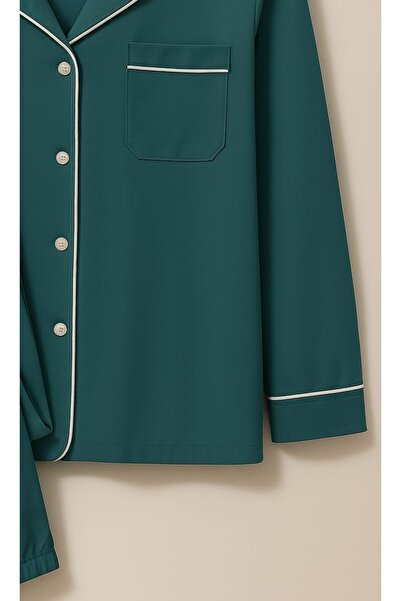 lull sleepwear Women's Long Sleeve Soft Button down Pajama Set