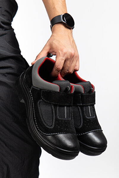 e&e Çelik Burunsuz İş,Köy,Bahçe Ayakkabısı (KORUMASIZ) Hafif,Rahat Süet Deri ...