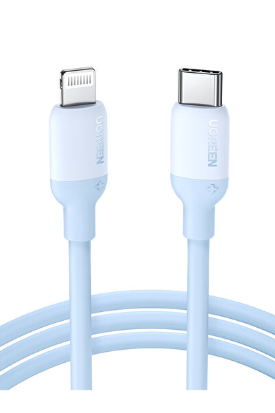 Ugreen USB-C to Lightning Silicone Cable 1m - Navy Blue