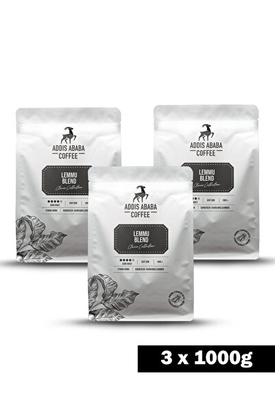 Addis Ababa Coffee Lemmu Blend Kahve 1000 Gr X 3 Adet