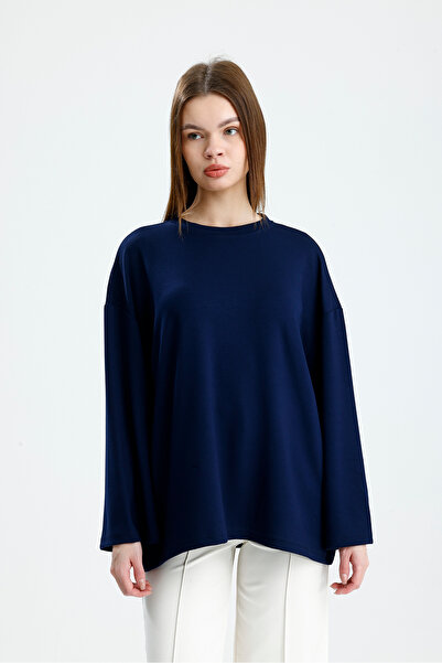 VOICTEC Γυναικείο oversized Modal Fabric Standard Size Ισπανικό μπλουζάκι με μανίκια