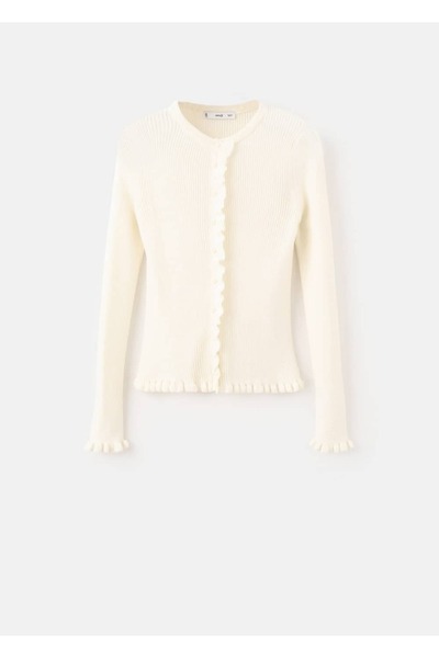 MANGO Woman Kenarları fistolu hırka