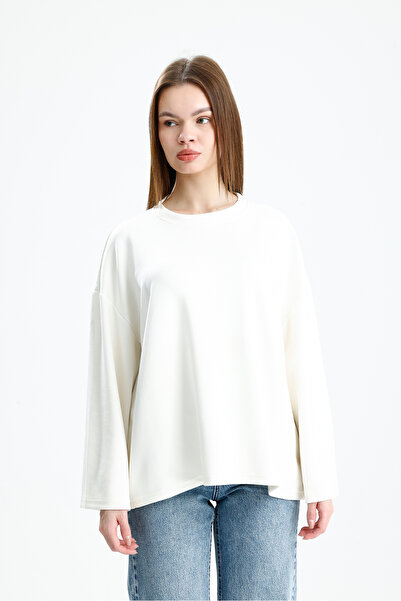 VOICTEC Women's Oversize Modal Fabric Standard Size Spanish Sleeve Bodysuit