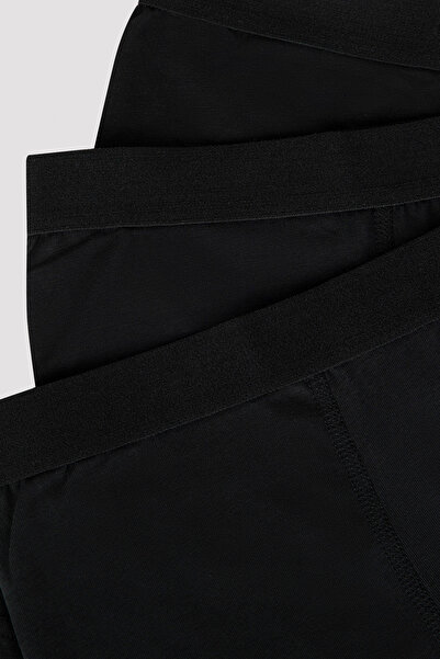 Penti Men's Cotton Basic Black 3-Pack Boxers