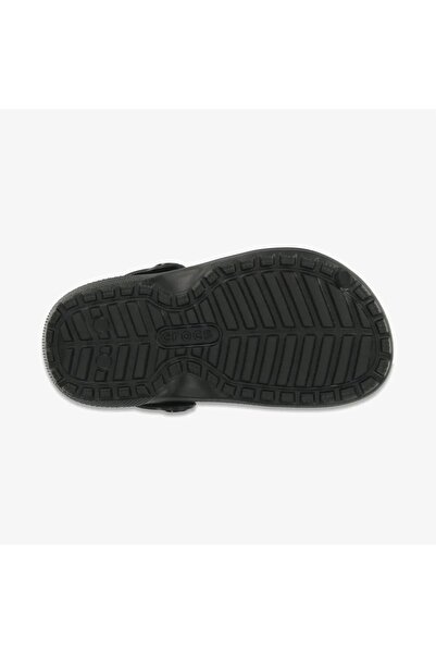 Crocs Classic Lined Clog Kids Slippers207010-060 Black/black