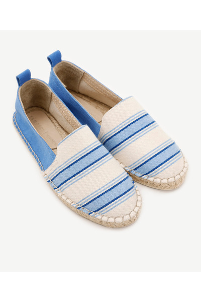 Yargıcı Jüt Tabanlı Düz Espadril