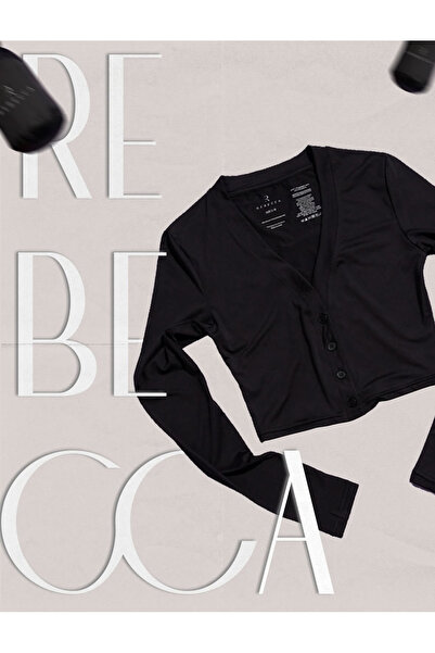 Rebecca Classic Siyah Hırka