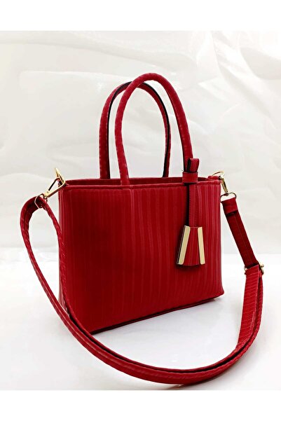 Gözenshopp Γυναικεία κόκκινη τσάντα χειρός και ώμου