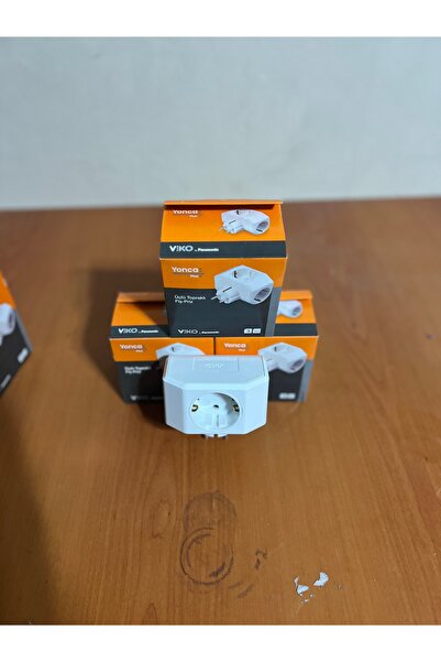 VİKO | Yonca Priz, 3'lü, Beyaz plus