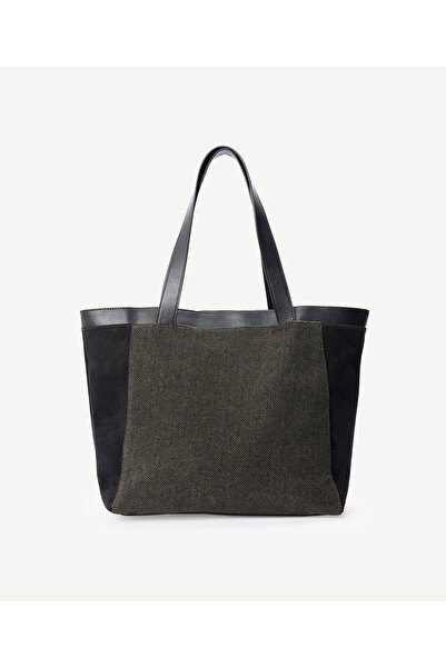 Yargıcı Suede Garnished Fabric Bag