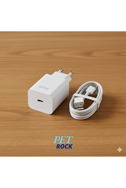 Genel Markalar Xiaomi Redmi Note 12 Pro 5G Uyumlu 67 Watt Hızlı Şarj adaptörü pet rock