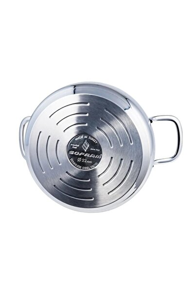 Sofram 24cm 18/10 Stainless Steel Single Casserole