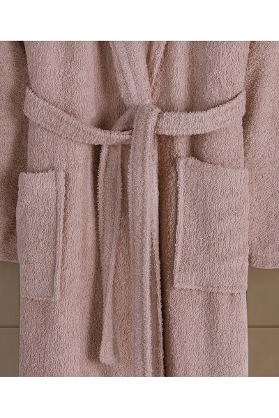 EVRİZON Μπουρνούζι Unisex από βαμβακερό σαλιάρα για ενήλικες