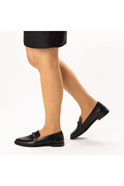 TwoEgoist Жіночі шкіряні класичні лофери на щодень з пряжкою