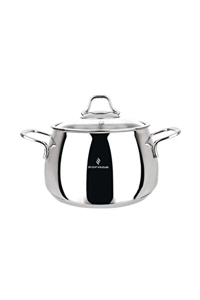 Sofram 24cm 18/10 Stainless Steel Single Casserole