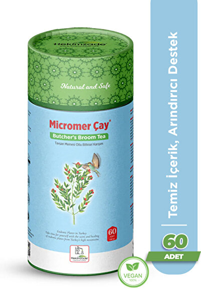 Hekimzade Micromer Bitkisel Karışım – 5’li Doğal Destek Formülü 60 Adet Paket Çay