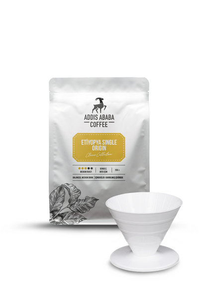 Addis Ababa Coffee Etiyopya Single Origin Coffee Ve V60 Dripper
