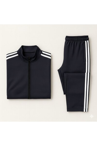 YusGos Women's Zippered Diving Scuba Fabric High Quality Bottom Top Sports Tracksuit Set Anthracite L