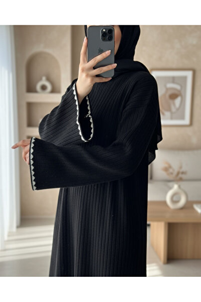 Modamorfo Accordion Knitted Knitwear Dress