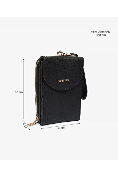 Greyder Kadın Siyah Çapraz Çanta 5Y2CN69561